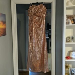 Rose Gold Long dress